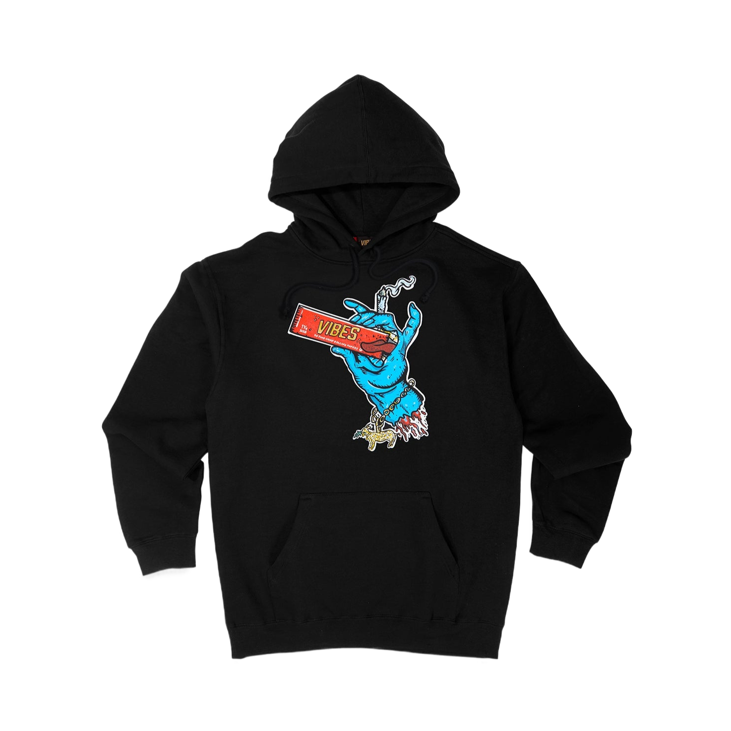 VIBES Lend A Hand Collection Black Hoodie