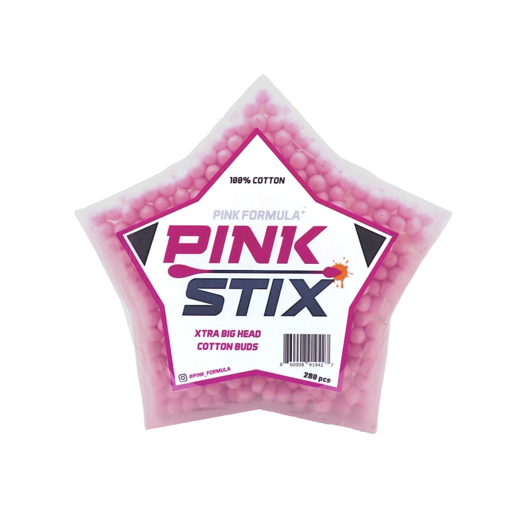 Pink Formula Pink Stix - XL Cotton Heads - 280ct Pack