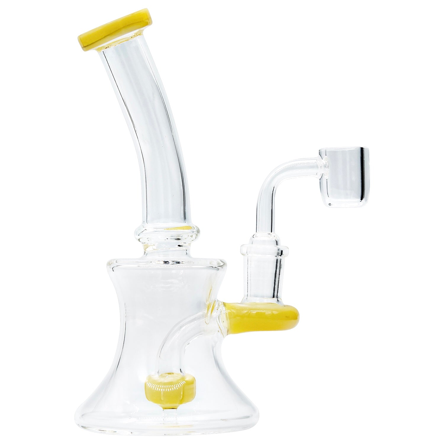 CaliConnected 7” Hourglass Dab Rig 🌿🍯