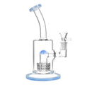 CaliConnected Mega Matrix Perc Bong Light Blue