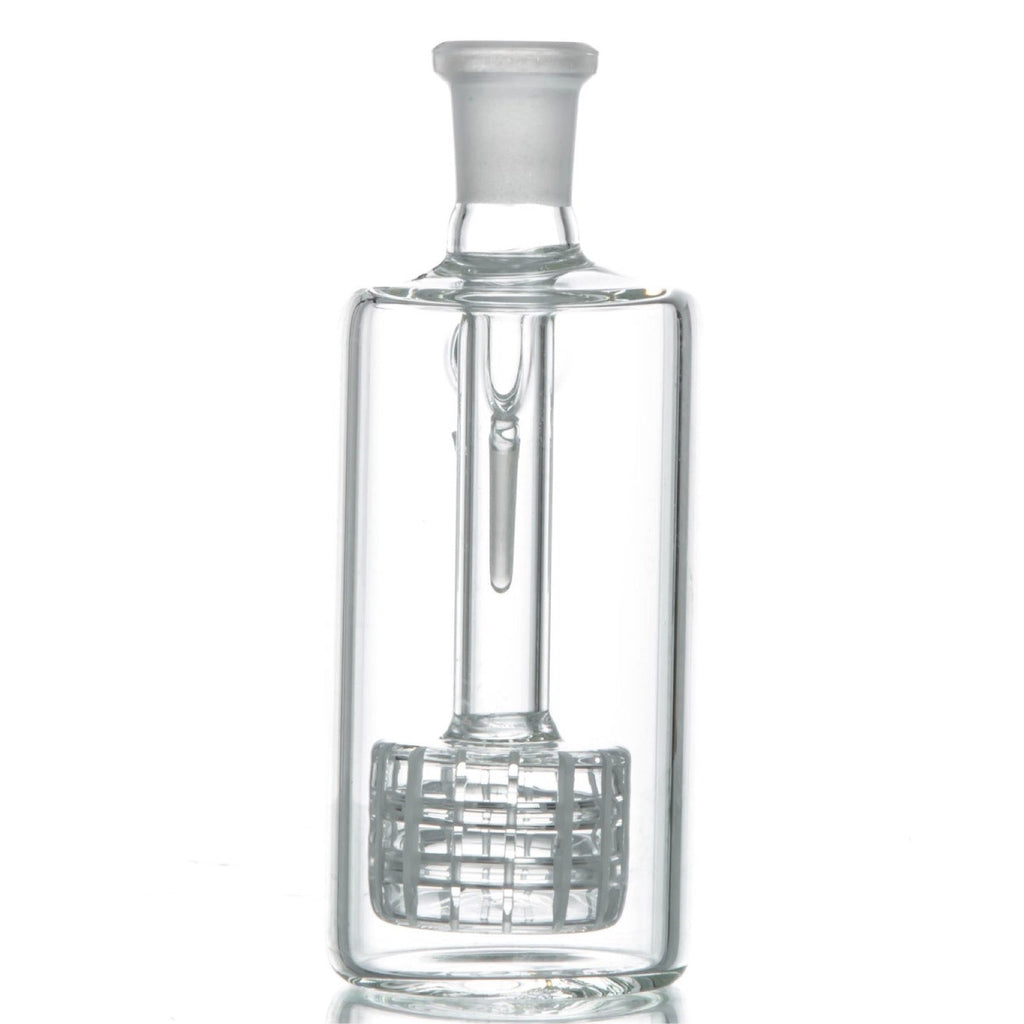 CaliConnected Clear Glass Matrix Perc Ashcatcher