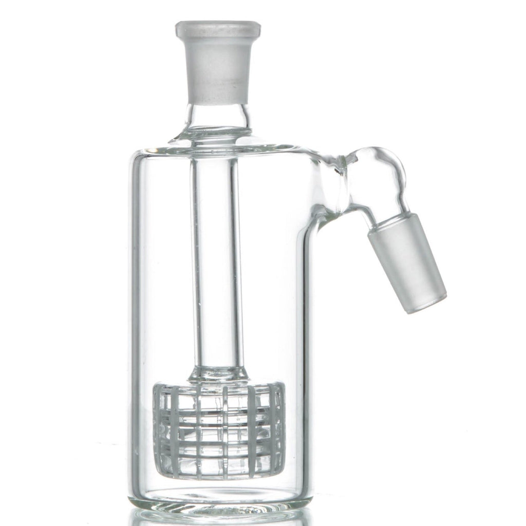 CaliConnected Clear Glass Matrix Perc Ashcatcher