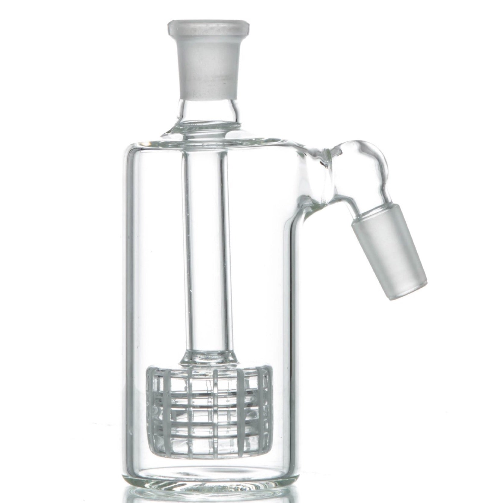CaliConnected Clear Glass Matrix Perc Ashcatcher