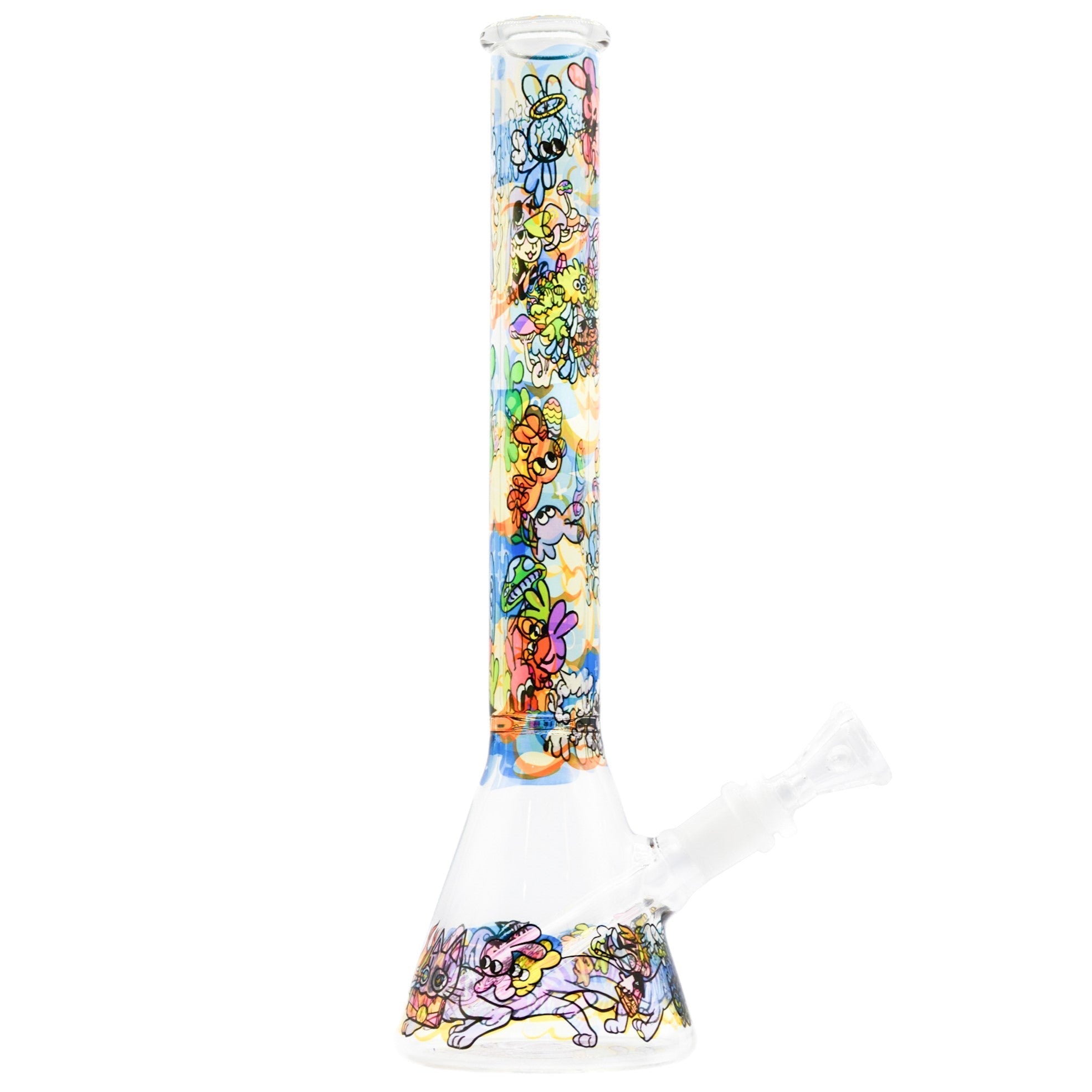 Cirrus Glass Fortune Beaker Bong