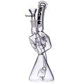 Daze Glass 10" Cube Perc Beaker Bong