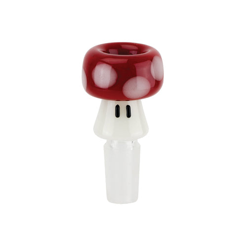 Empire Glassworks Red Mushroom Bowl Piece 🍄
