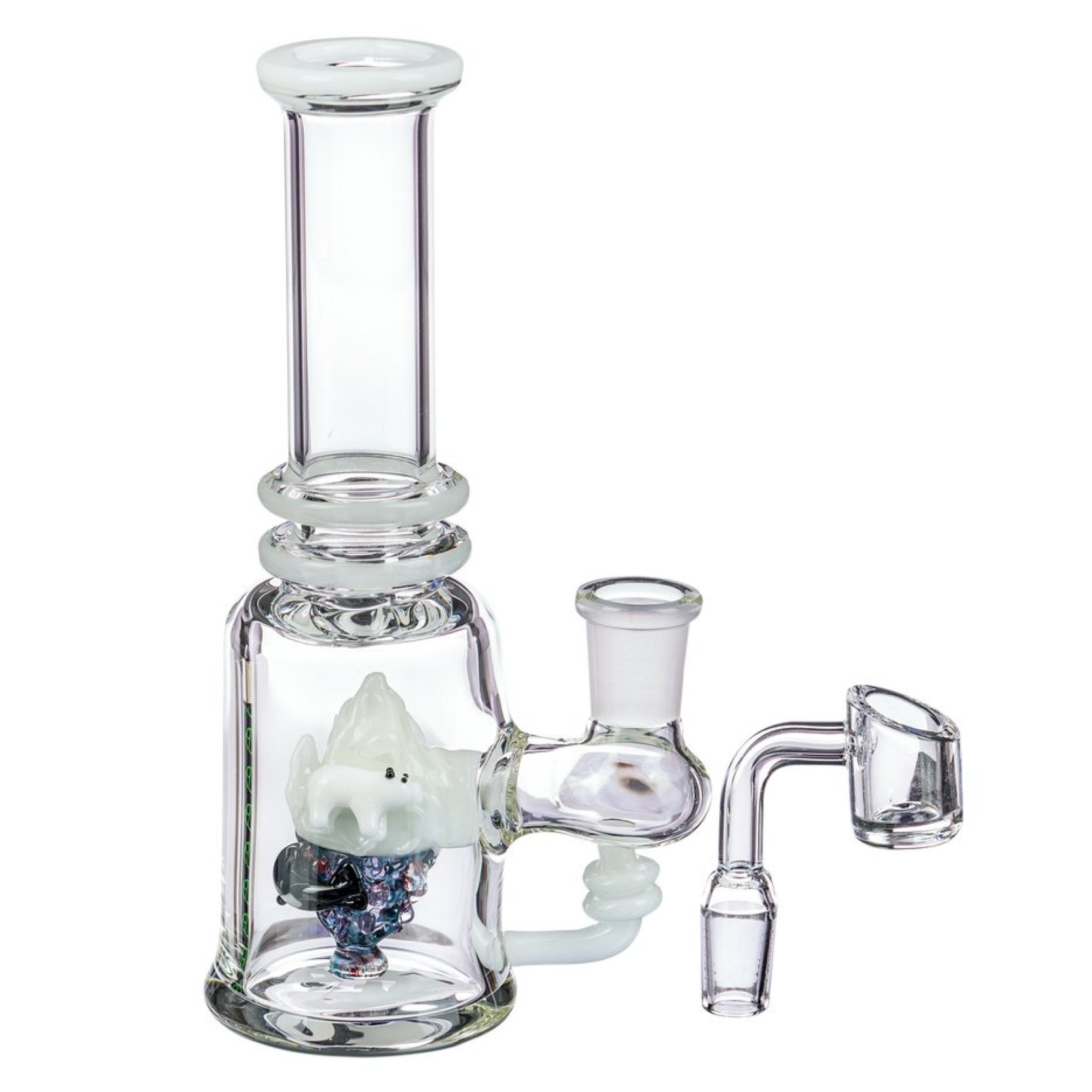 Empire Glassworks “Avenge the Arctic” UV Mini Beaker Bong ❄️