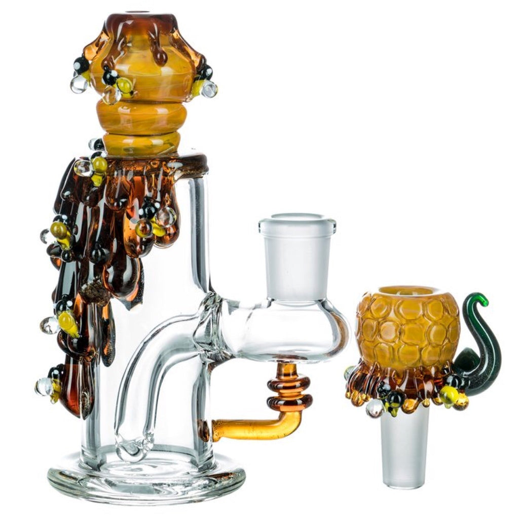 Empire Glassworks Beehive Mini Bong 🐝