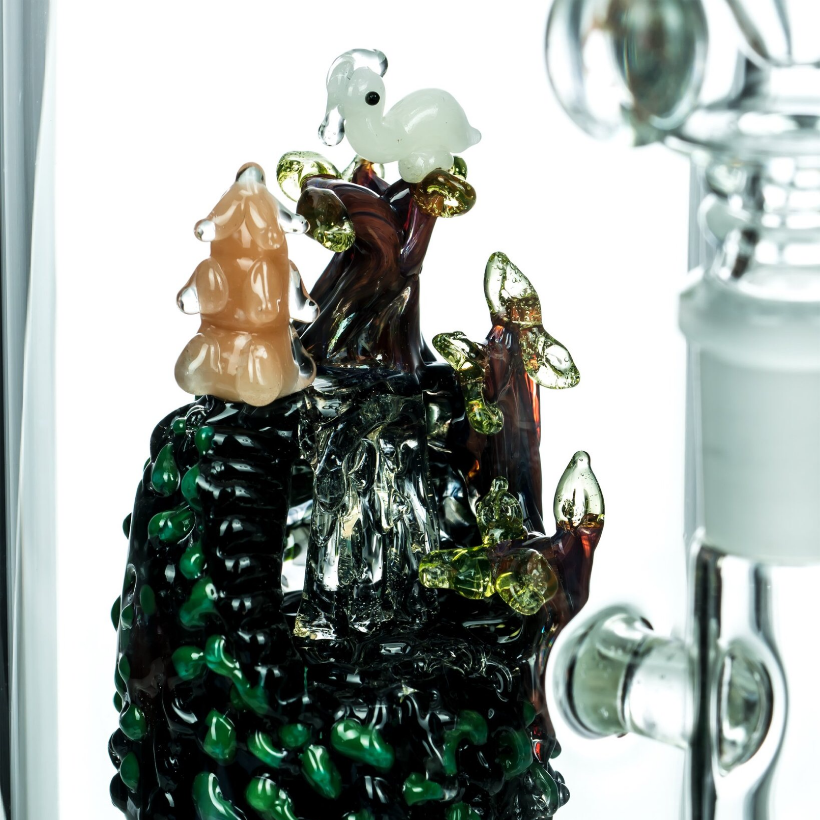 Empire Glassworks 12” Bioluminescent Bonsai Bong 🌳
