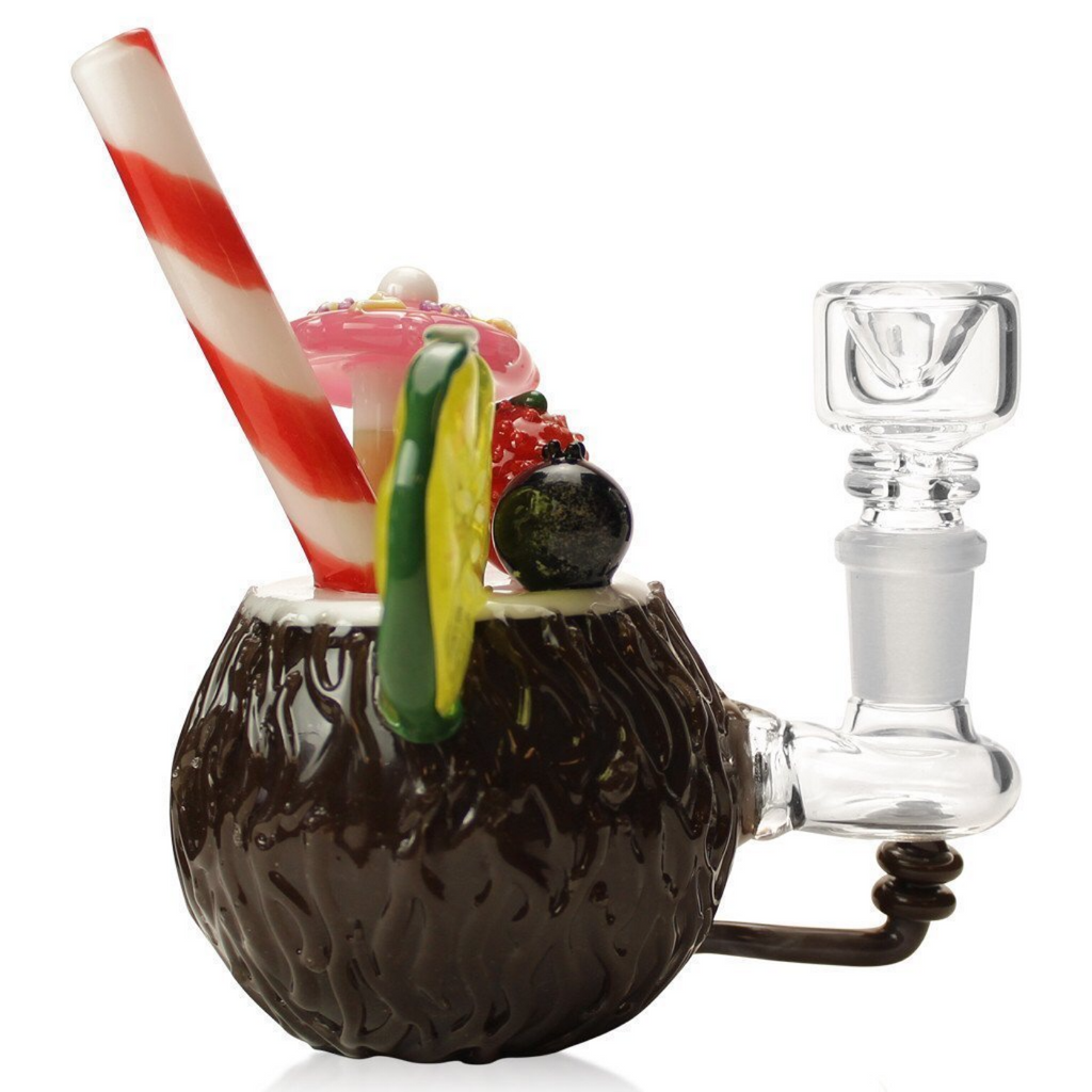 Empire Glassworks "Coconut Colada" Mini Bong 🥥🌴 