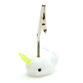 Empire Glassworks Cozmic Narwhal Roach Clip 🐳