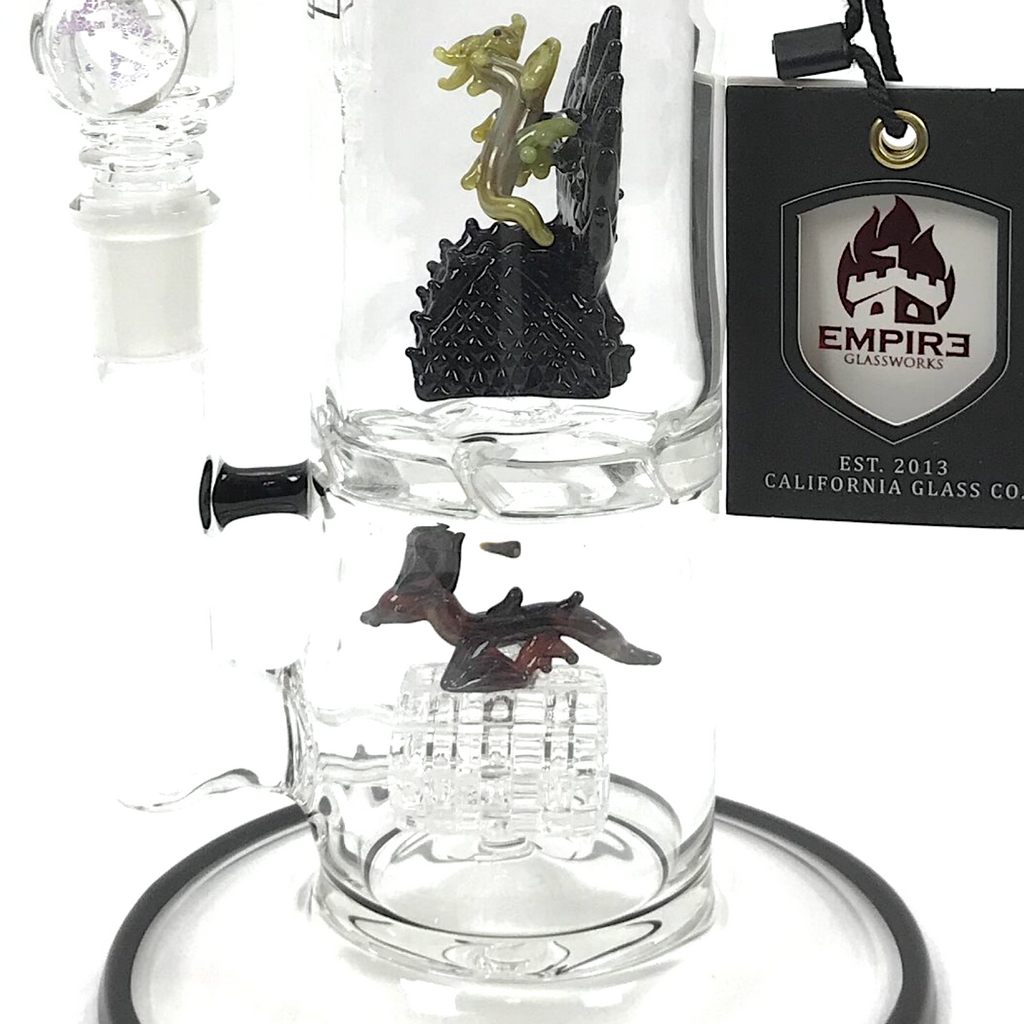 Empire Glassworks 12” Dragon’s Throne Water Pipe