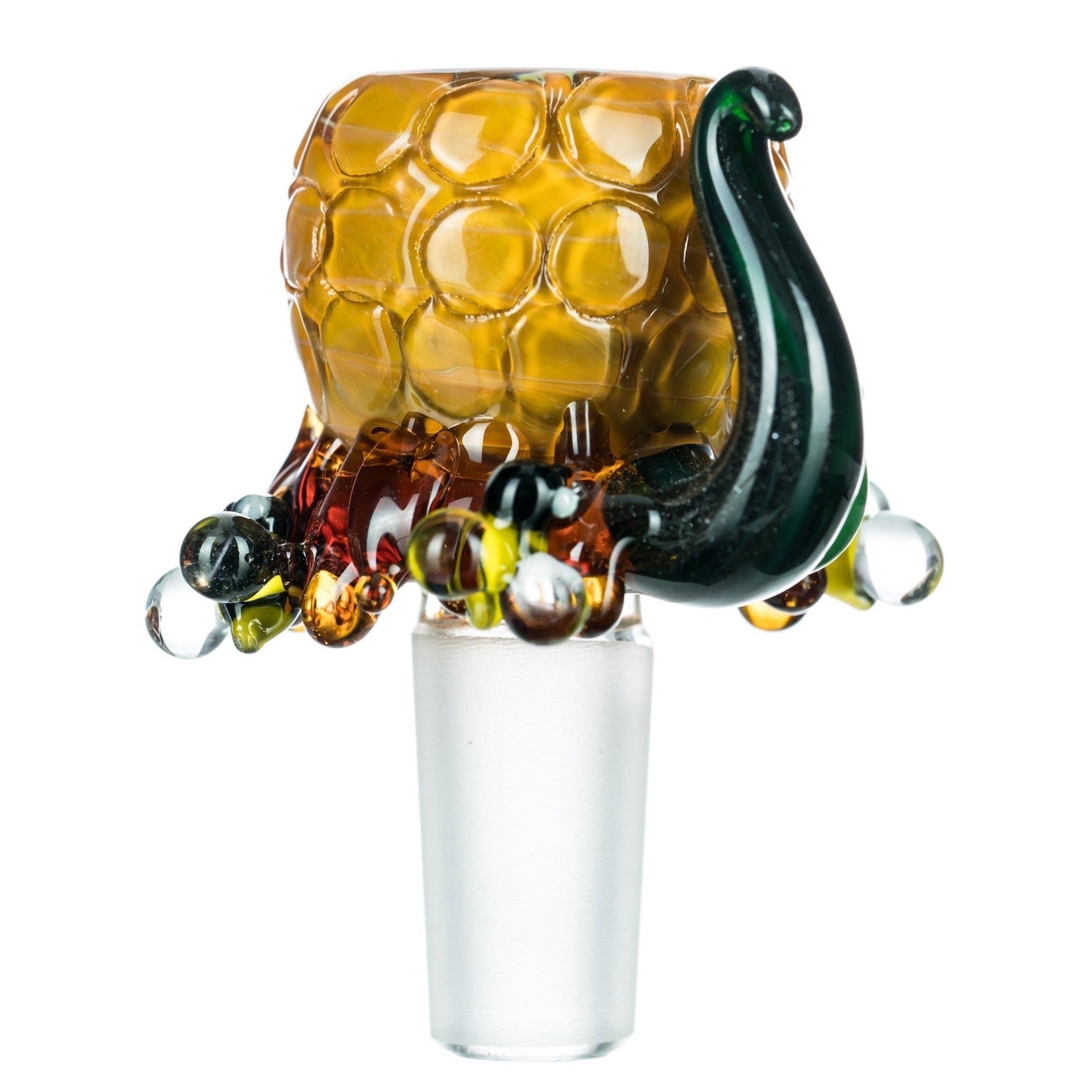 Empire Glassworks Honeycomb Beehive Glass Bowl