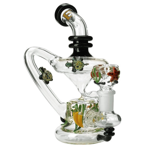 Empire Glassworks East Australian Current Mini Recycler Bong 🐠