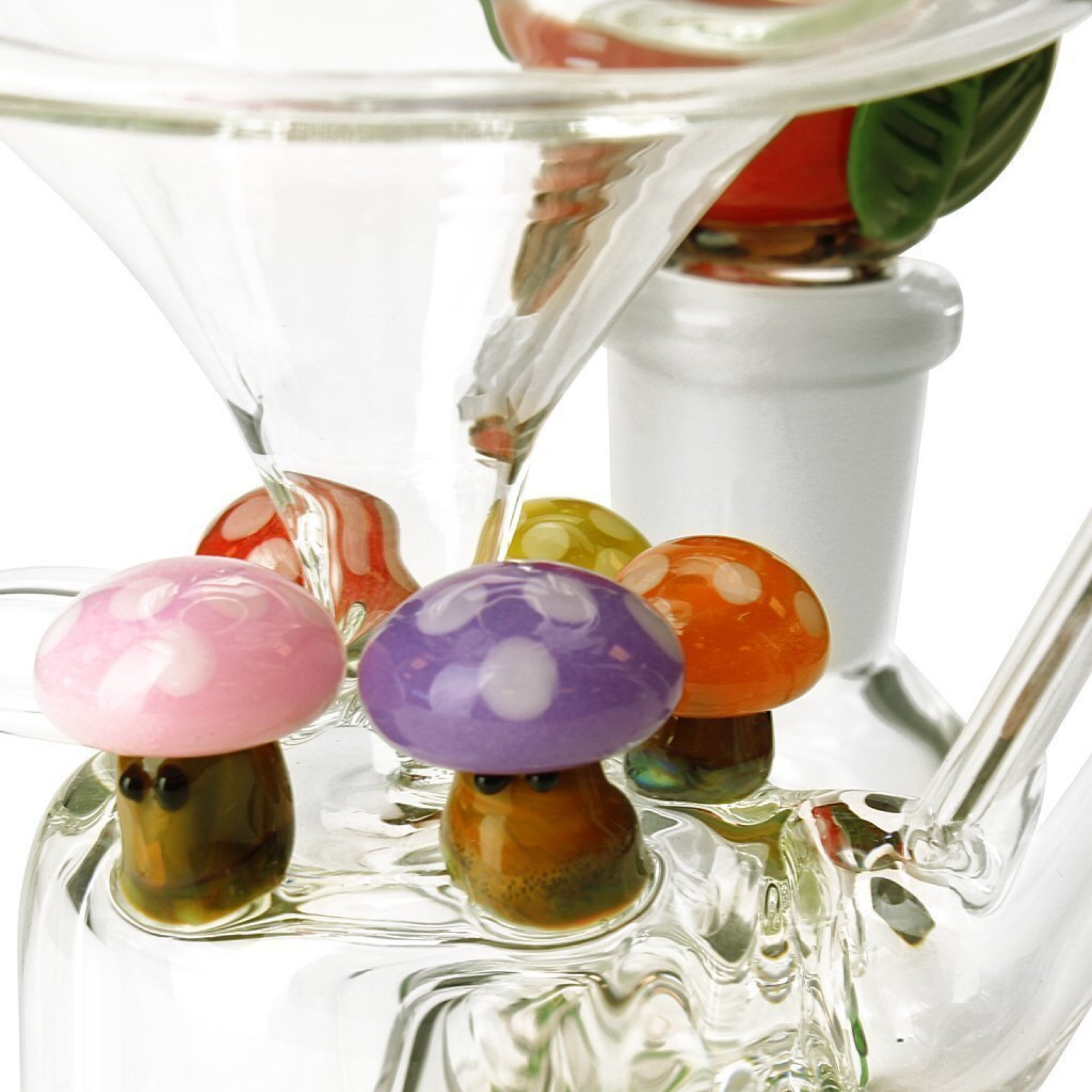 Empire Glassworks Mini Mushroom Recycler Bong 🍄