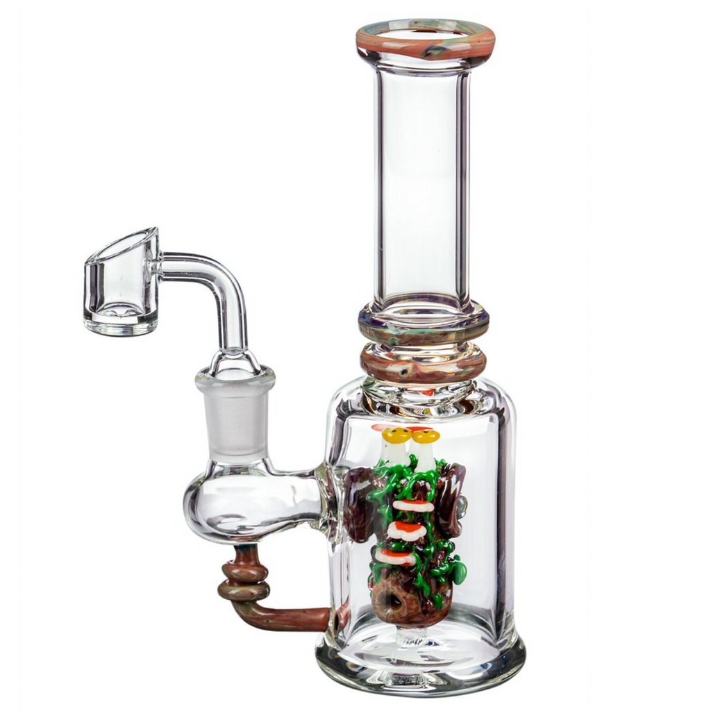 Empire Glassworks “Renew the Redwoods” UV Mini Beaker Bong 🌲