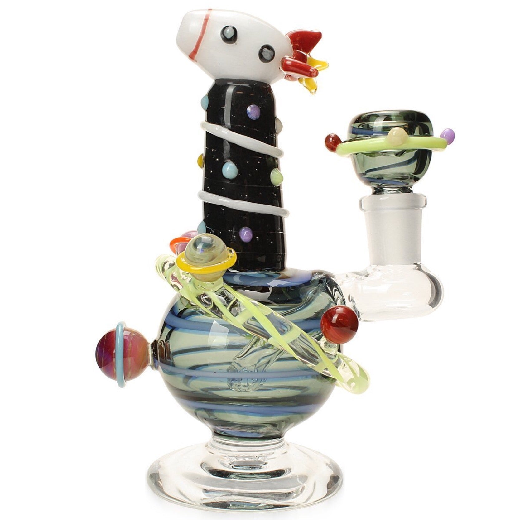 Empire Glassworks Rocket Ship Water Pipe 🚀