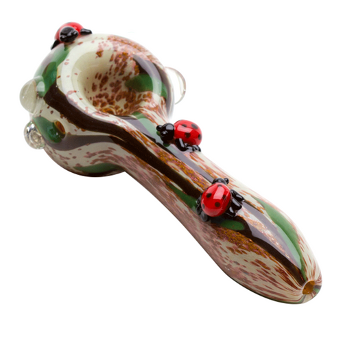 Empire Glassworks Small Ladybug Spoon Pipe 🐞