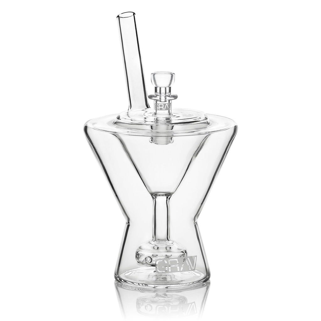 Grav® Martini Glass Water Pipe 🍸