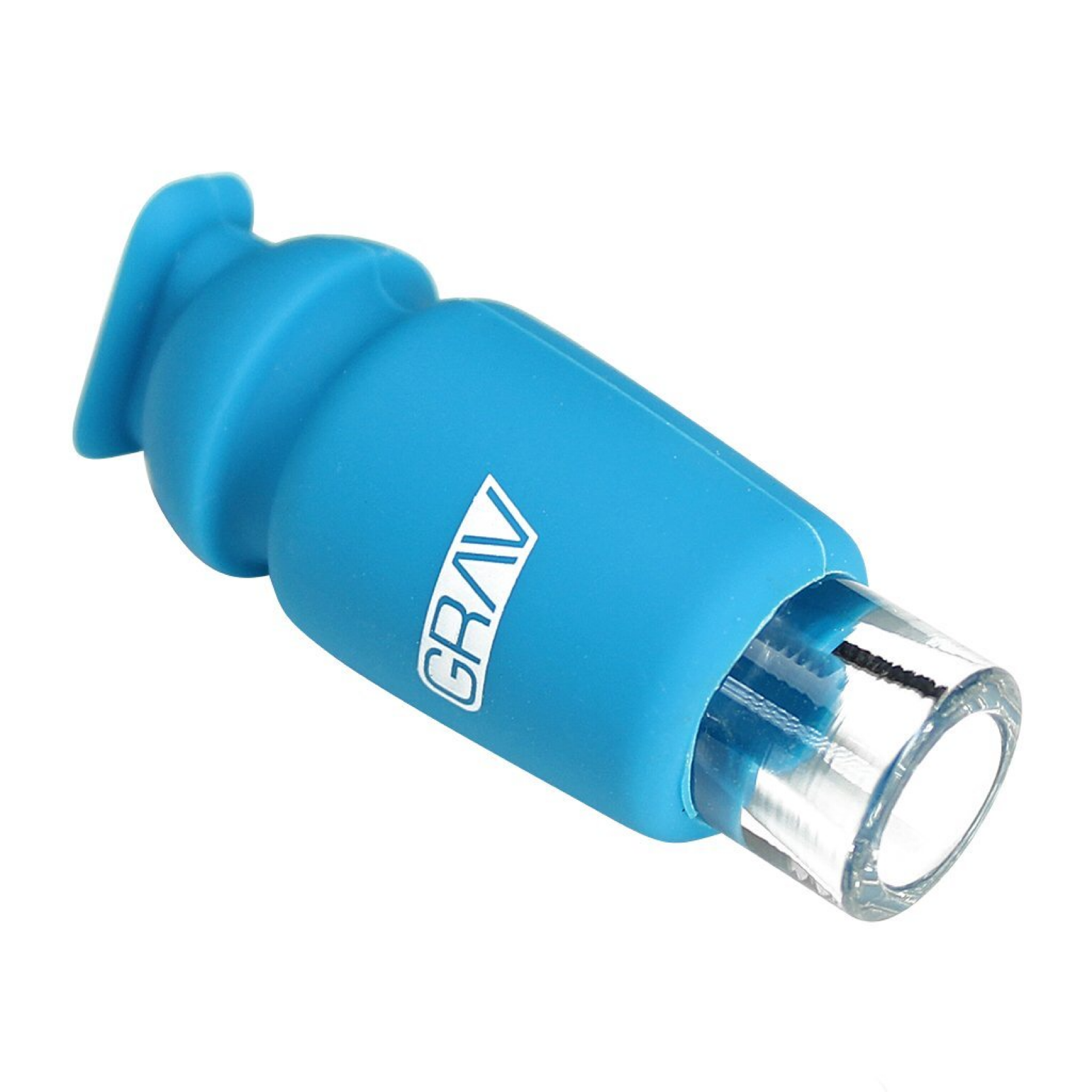 Grav® Silicone Capped Glass Crutch Filter Tip