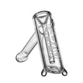 Grav® Large Clear Glass Hammer Bubbler