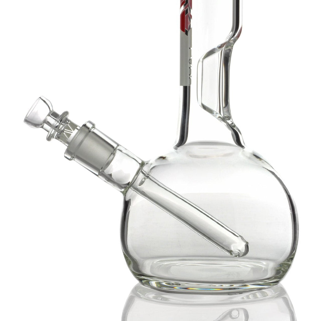 Grav® 8” Bubble Base Beaker Bong - Clear