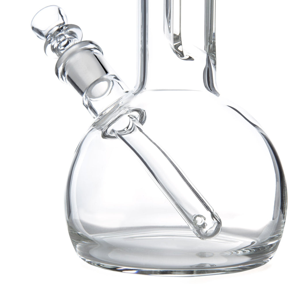 Grav® 8” Bubble Base Beaker Bong - Clear