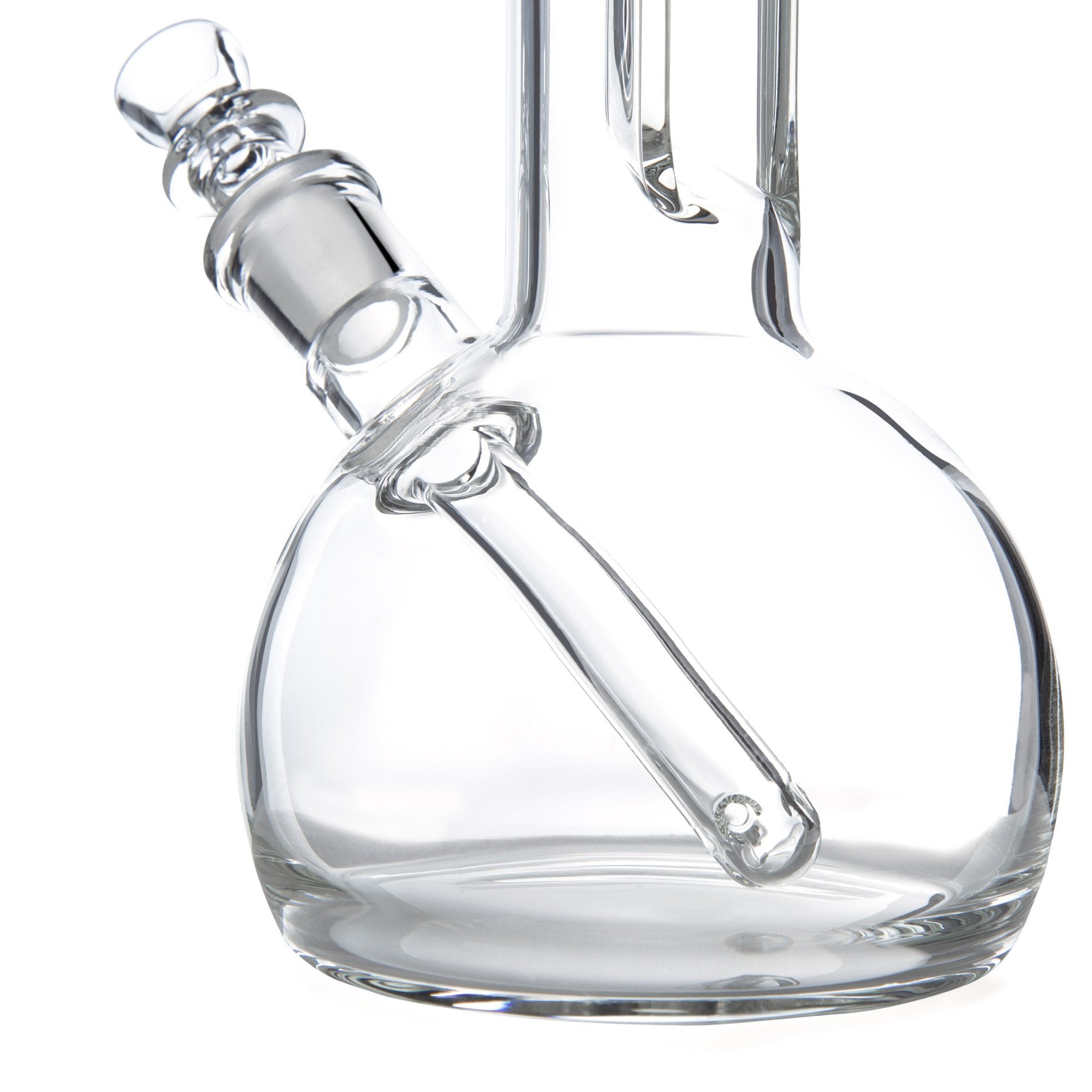 Grav® 8” Bubble Base Beaker Bong - Clear