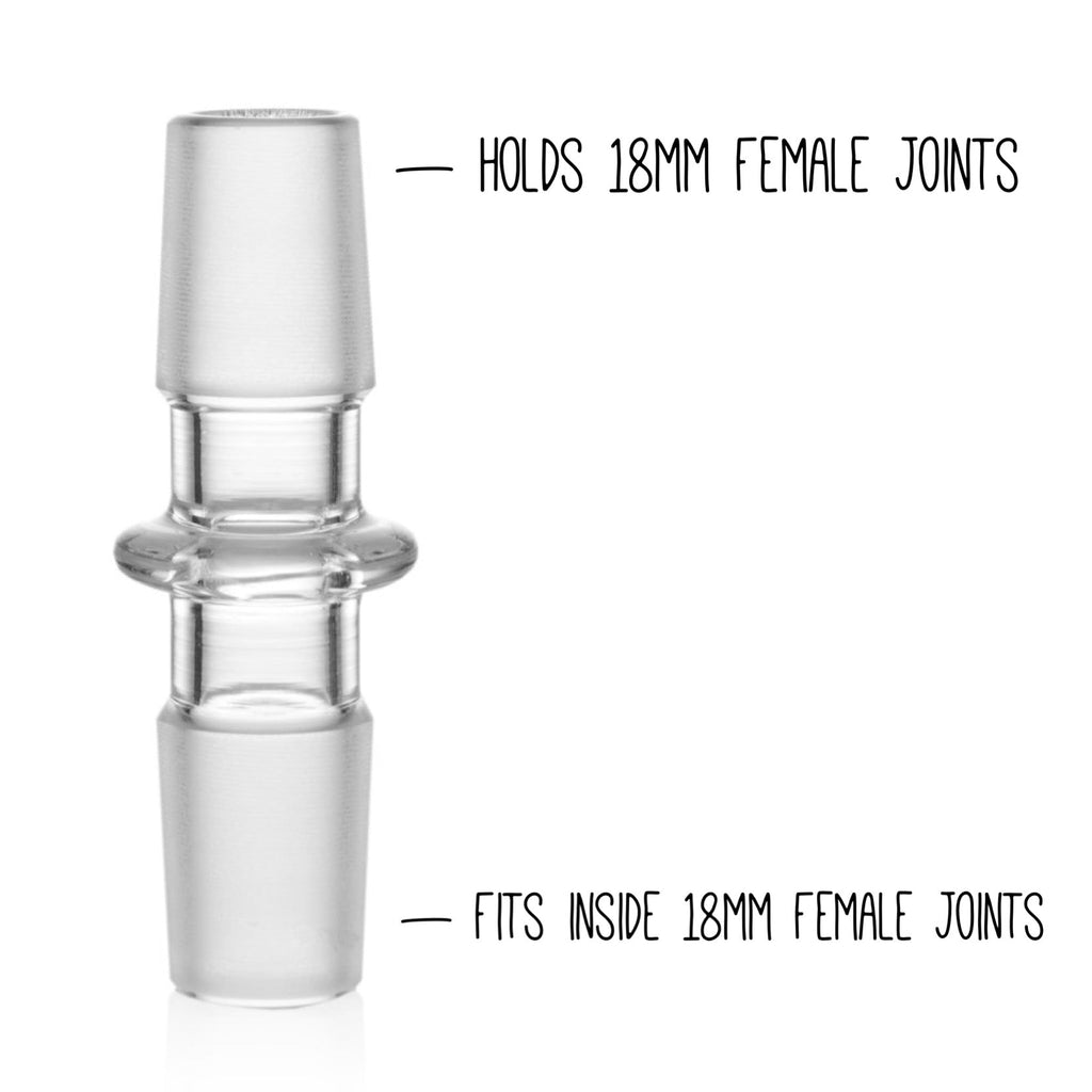 Grav® Gender Adapter - Converts 18mm Female to 18mm Male