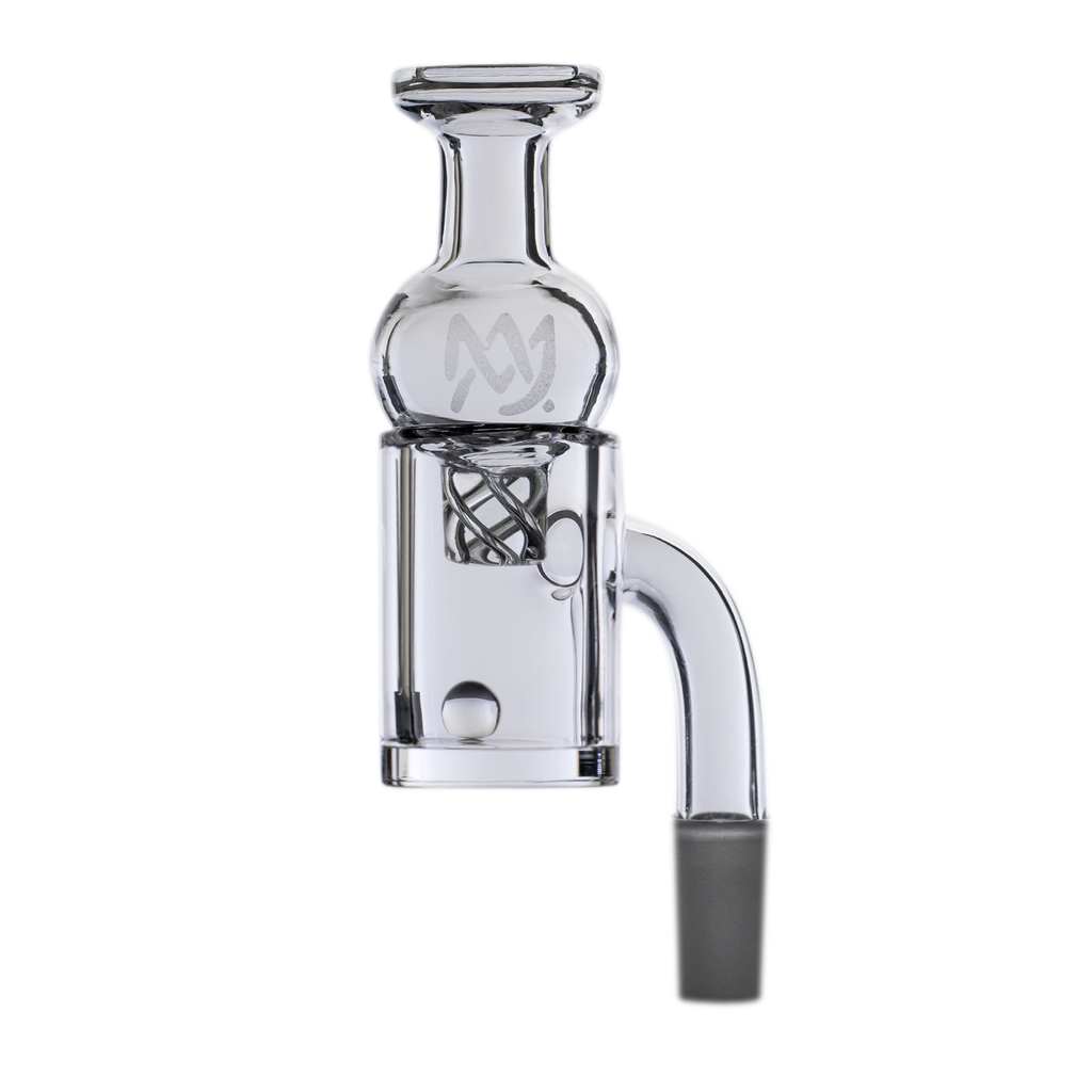 MJ Arsenal Premium Half Weld Clear Quartz Banger (10mm, 90°)