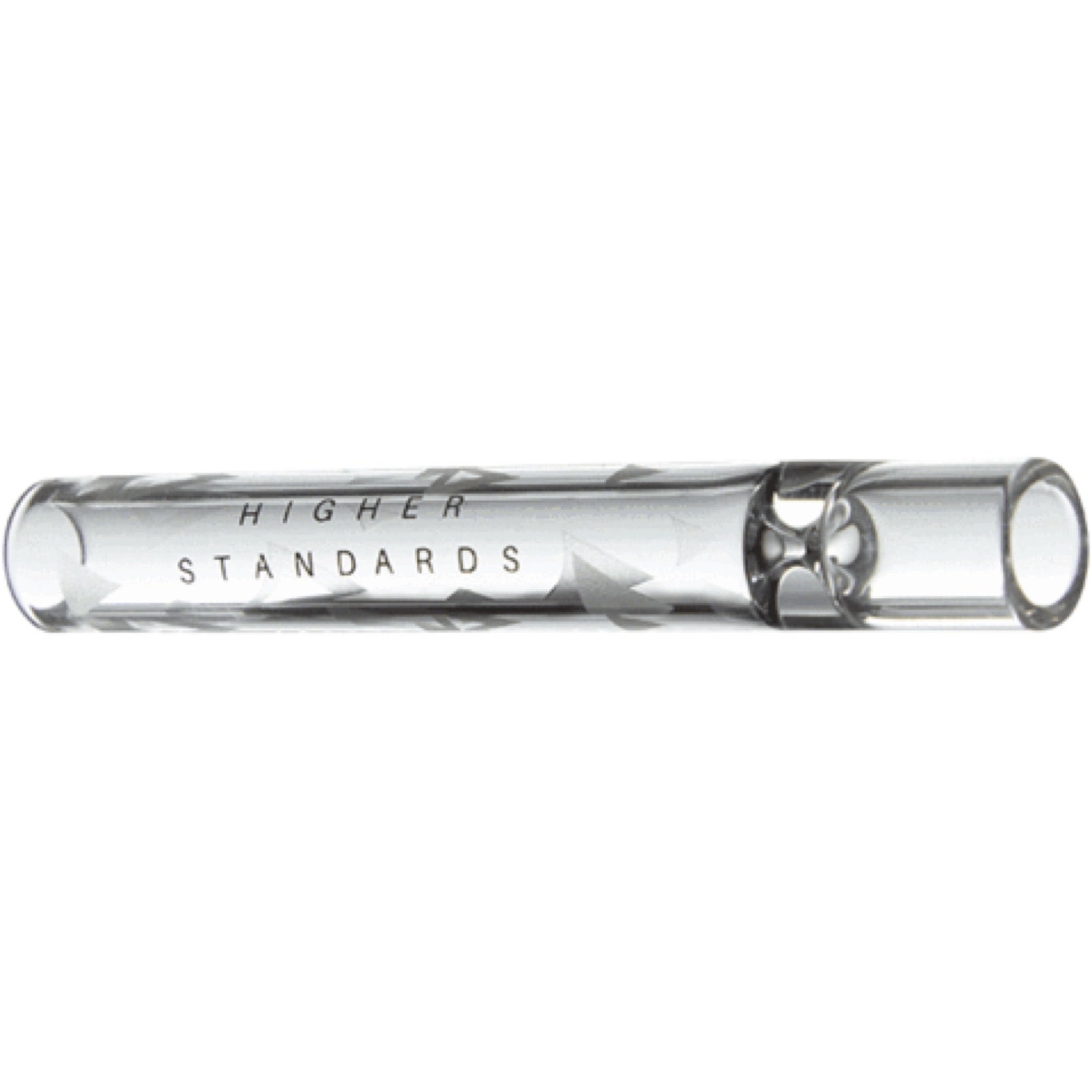 Higher Standards Clear Glass Taster Pipe