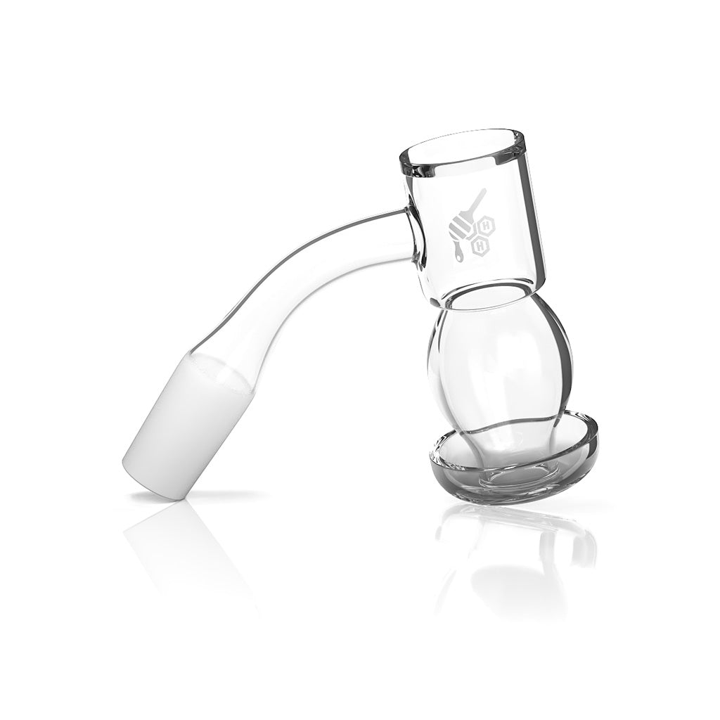 YL Honeysuckle Bubble Quartz Banger (10/14mm, 45°)