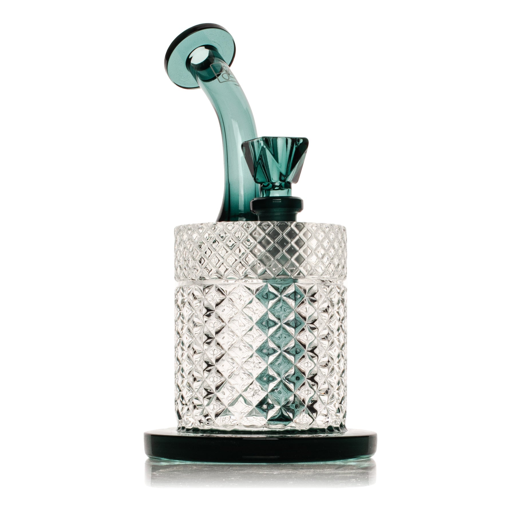 Jane West 7.5” Twenties Collection Bubbler Bong