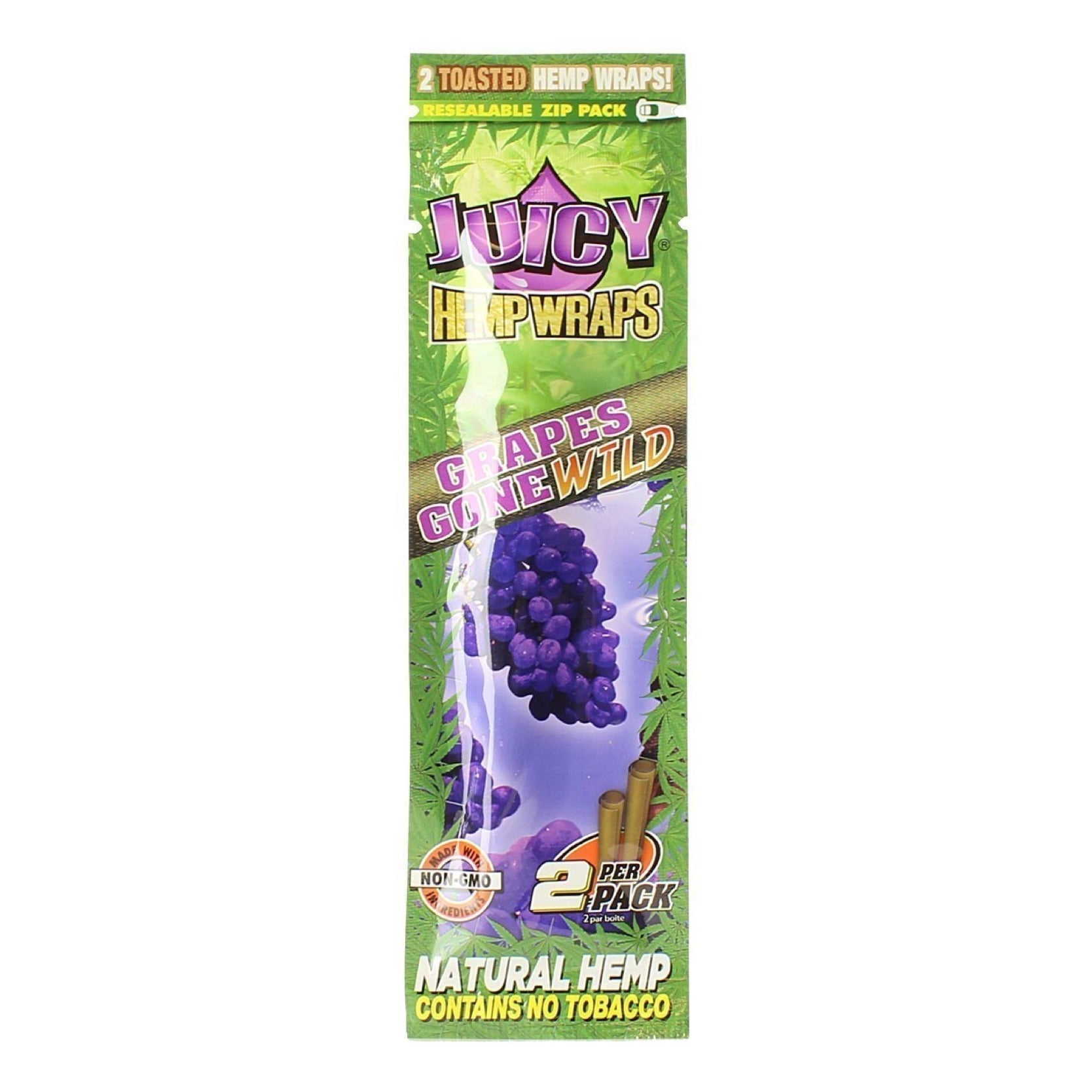 Juicy Jay's Natural Hemp Flavored Blunt Wraps (2-Pack)