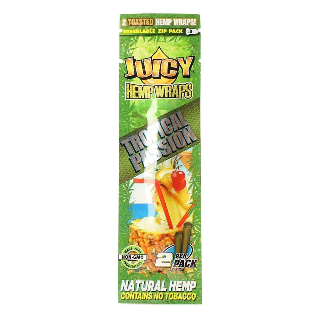 Juicy Jay's Natural Hemp Flavored Blunt Wraps (2-Pack)