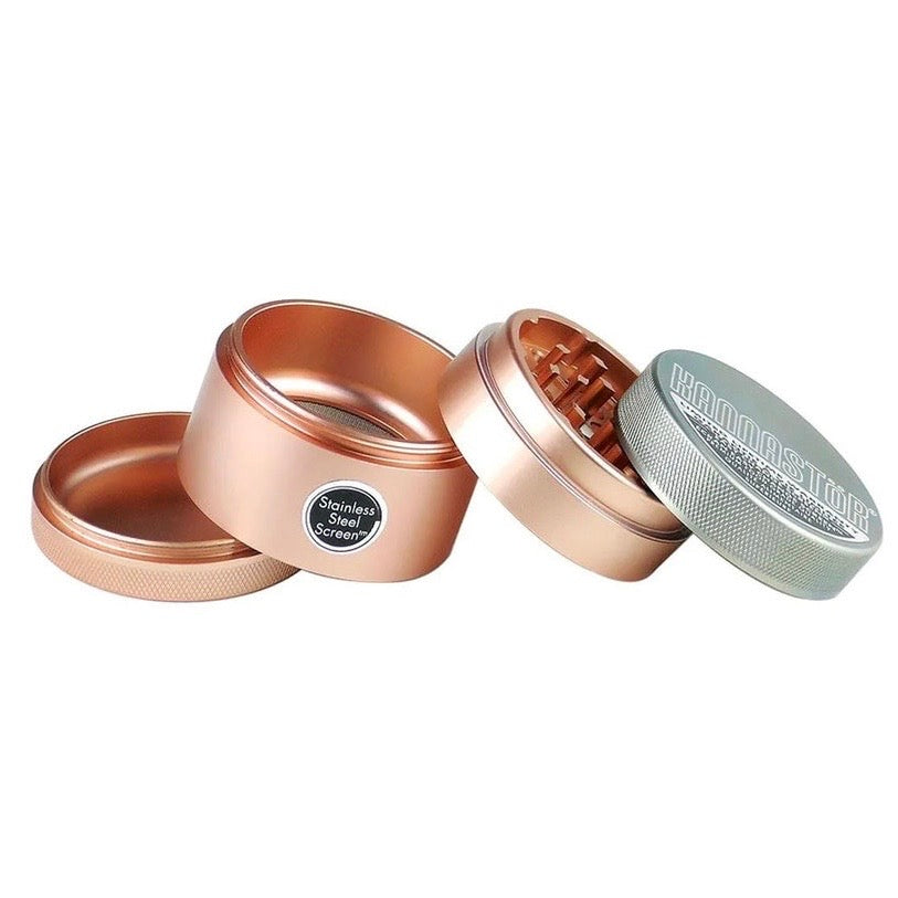 Kannastor 2.5” Solid Top 4-Piece Grinder