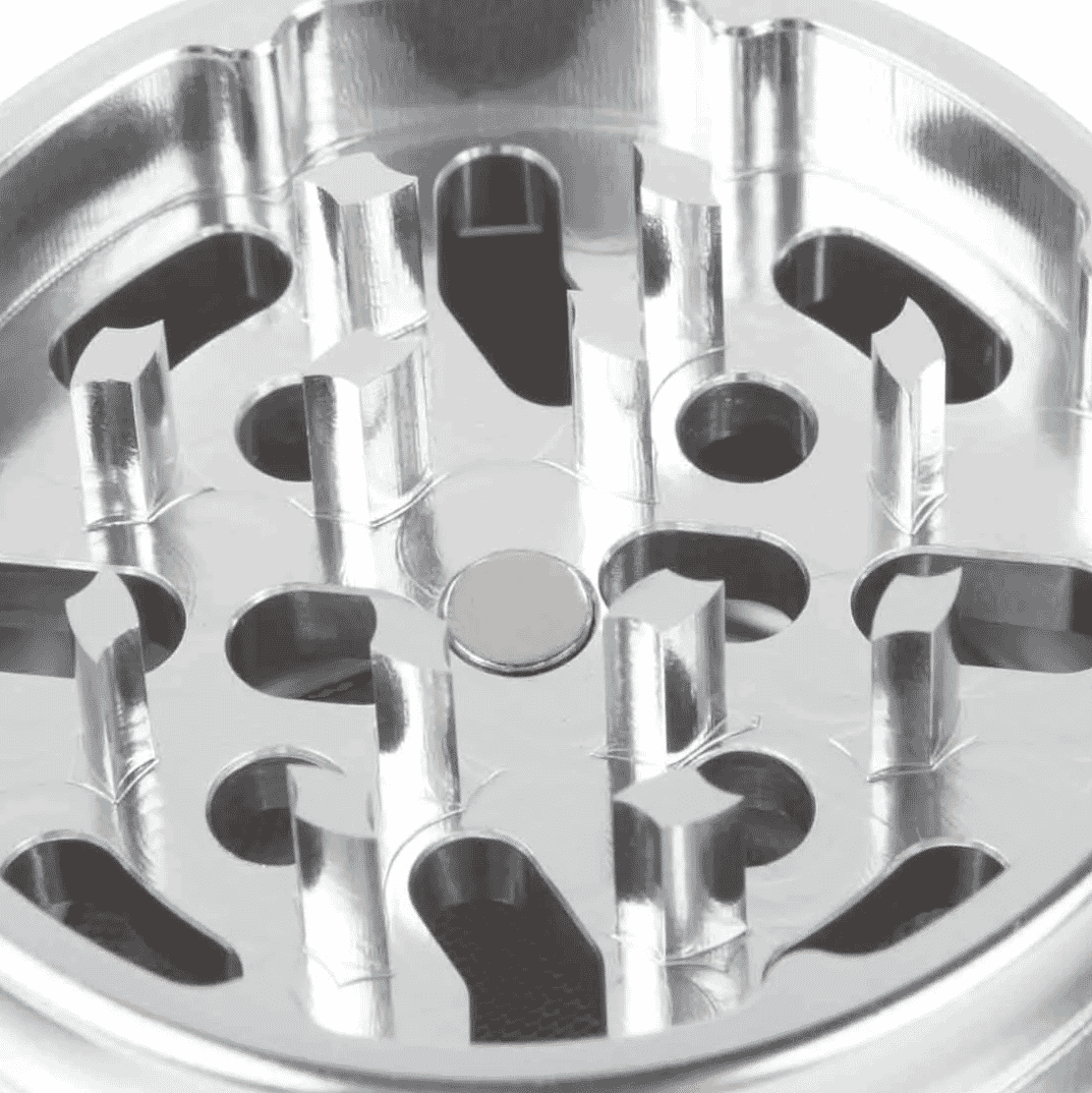 Kannastor 2.2” Clear Top Jar Body 4pc Grinder