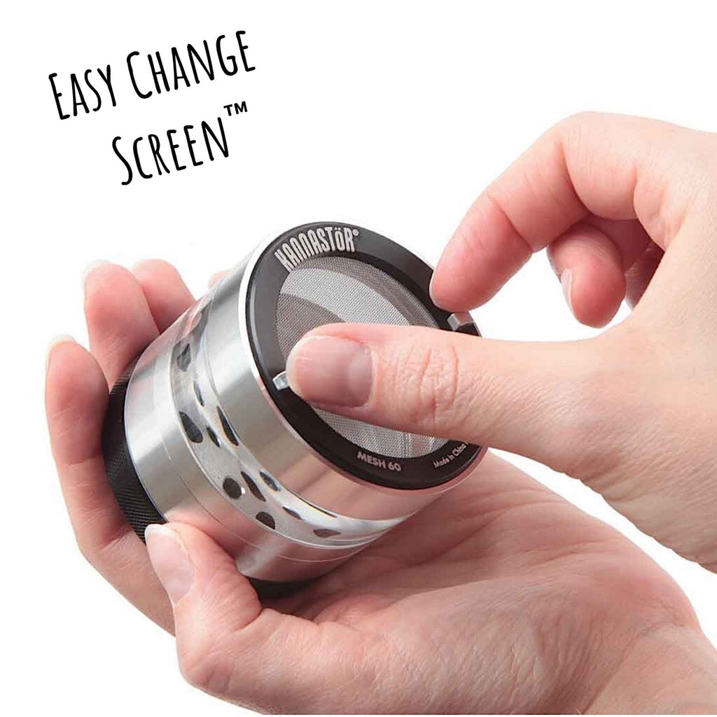 Kannastor 2.5” Solid Top 4-Piece Grinder