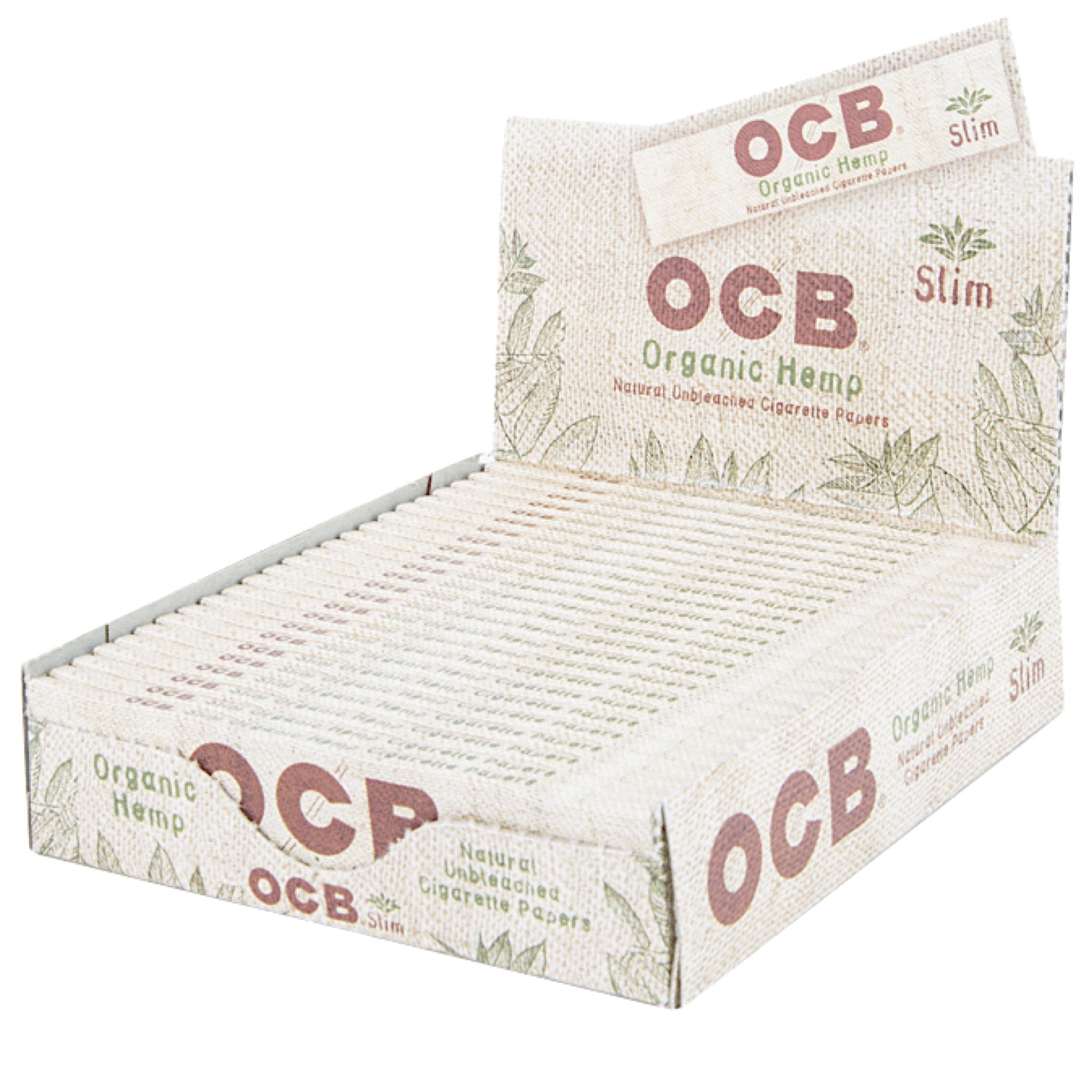 OCB King Slim Unbleached Organic Hemp Rolling Papers