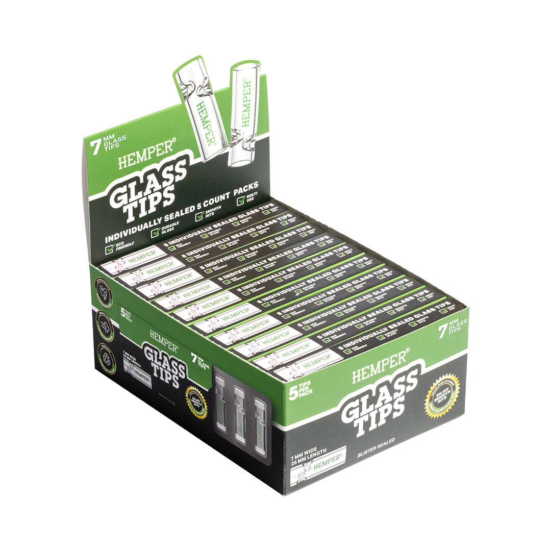 Glass Filter Tips 7mm | Display