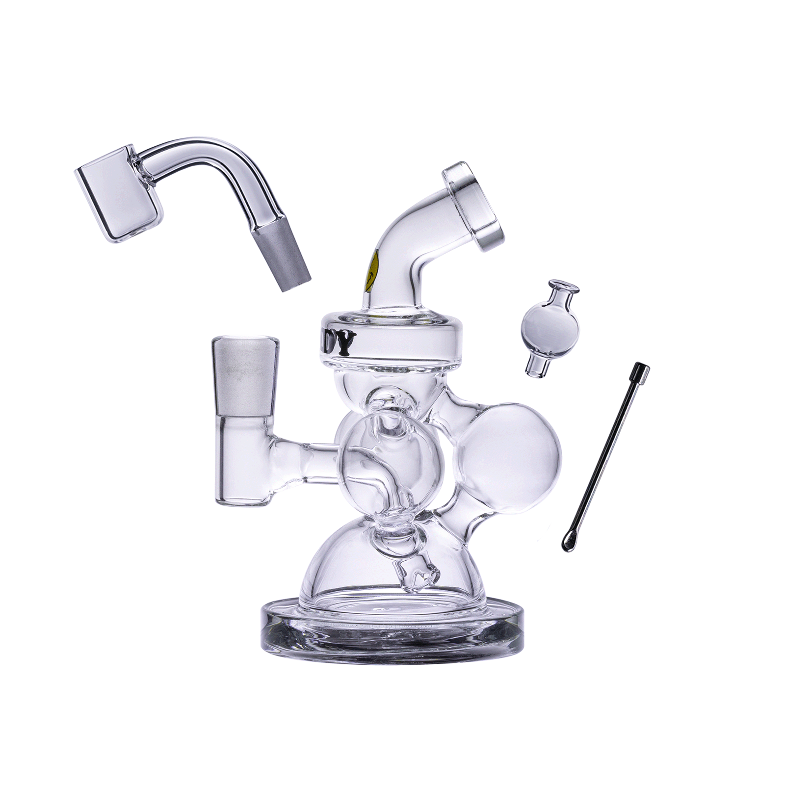 Goody Glass Atom Mini Dab Rig Kit