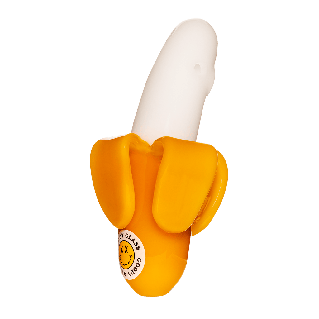 Goody Glass Banana Themed Hand Pipe