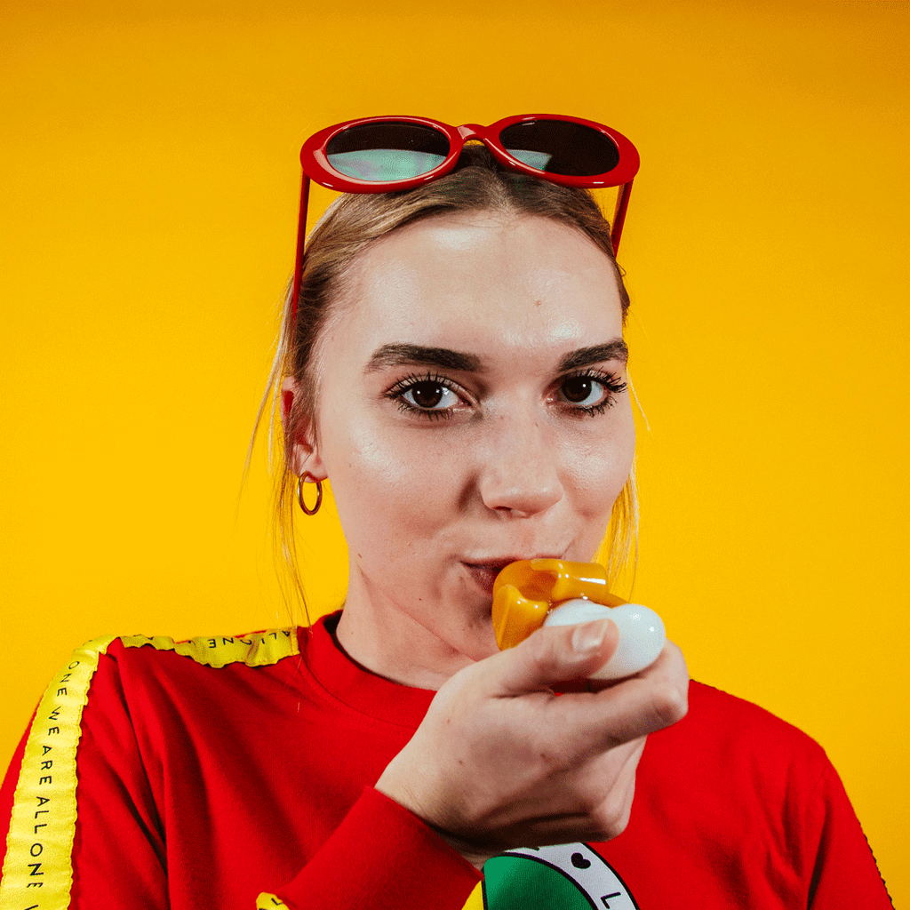 Goody Glass Banana Themed Hand Pipe