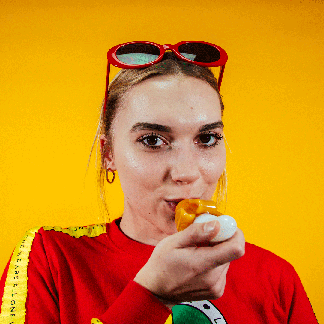 Goody Glass Banana Themed Hand Pipe