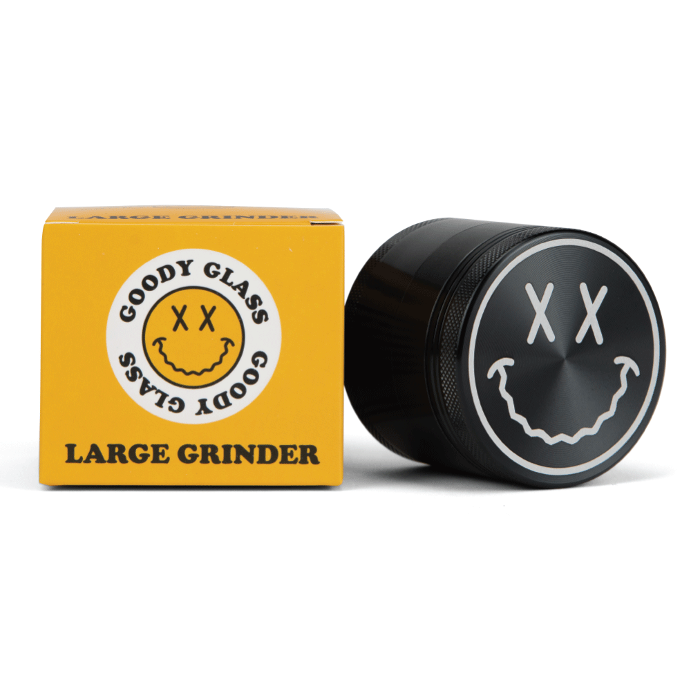 Goody Glass Big Face Large 4 Piece Weed Grinder