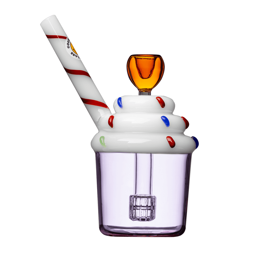 Goody Glass Cupcake Sprinkle Bubbler
