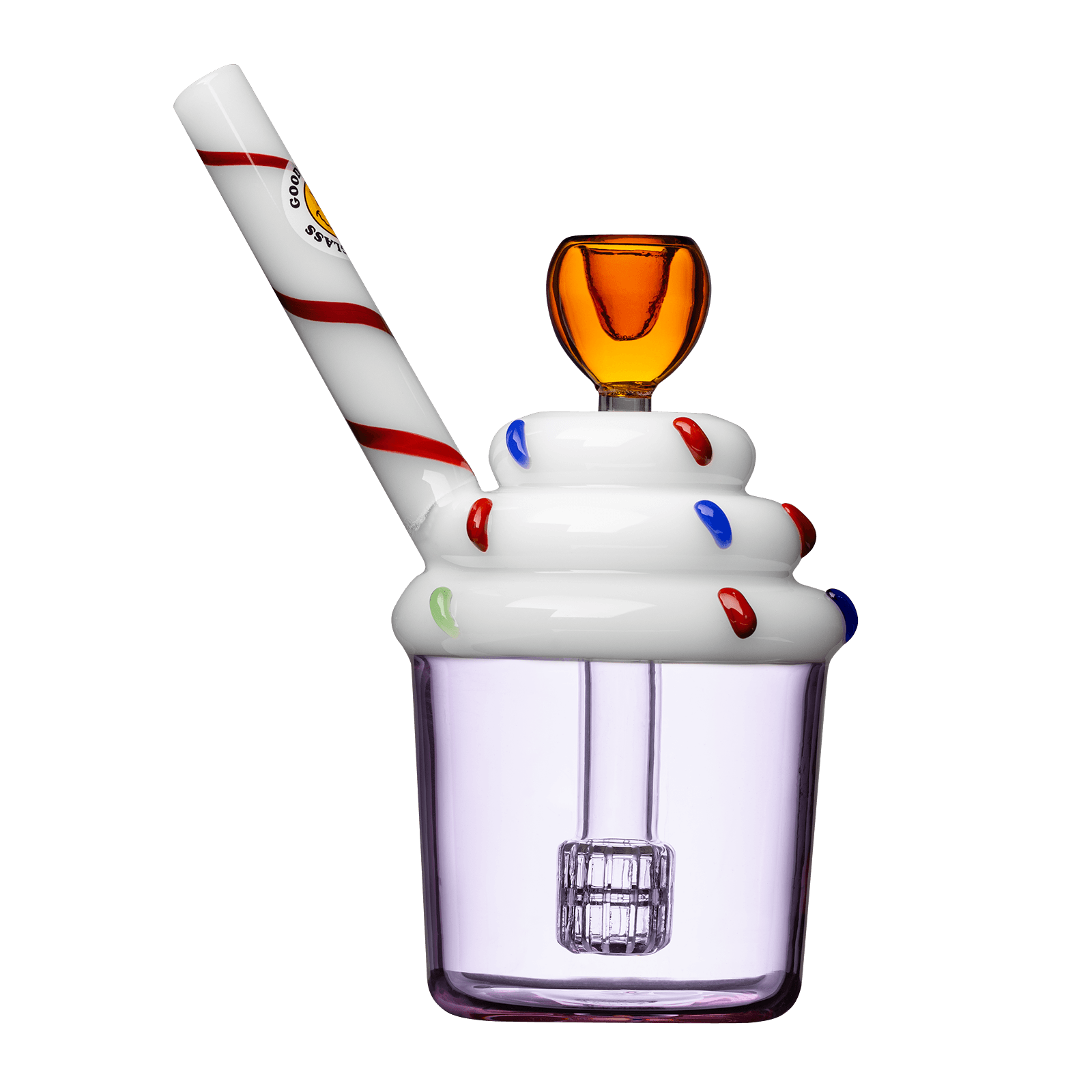 Goody Glass Cupcake Sprinkle Bubbler
