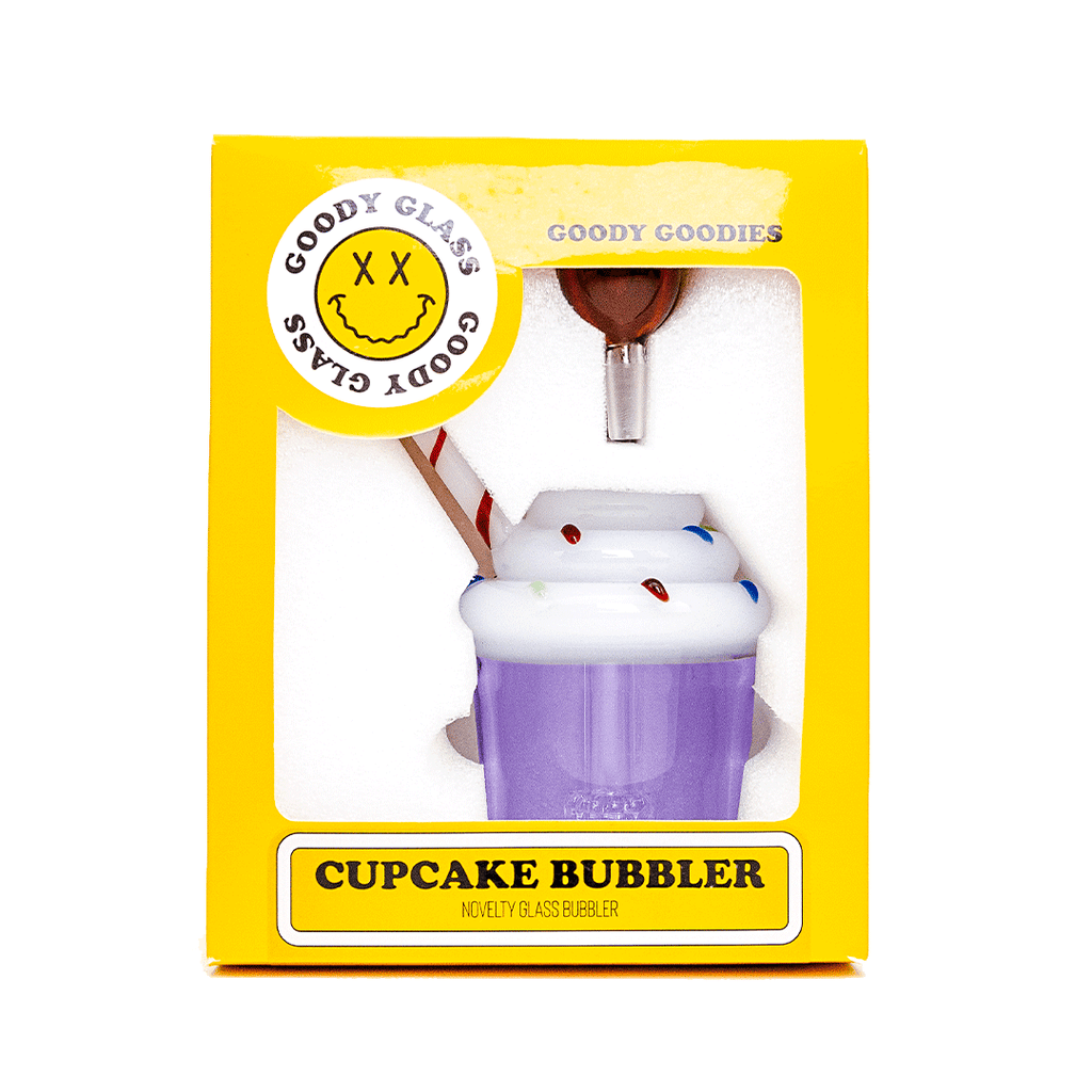 Goody Glass Cupcake Sprinkle Bubbler