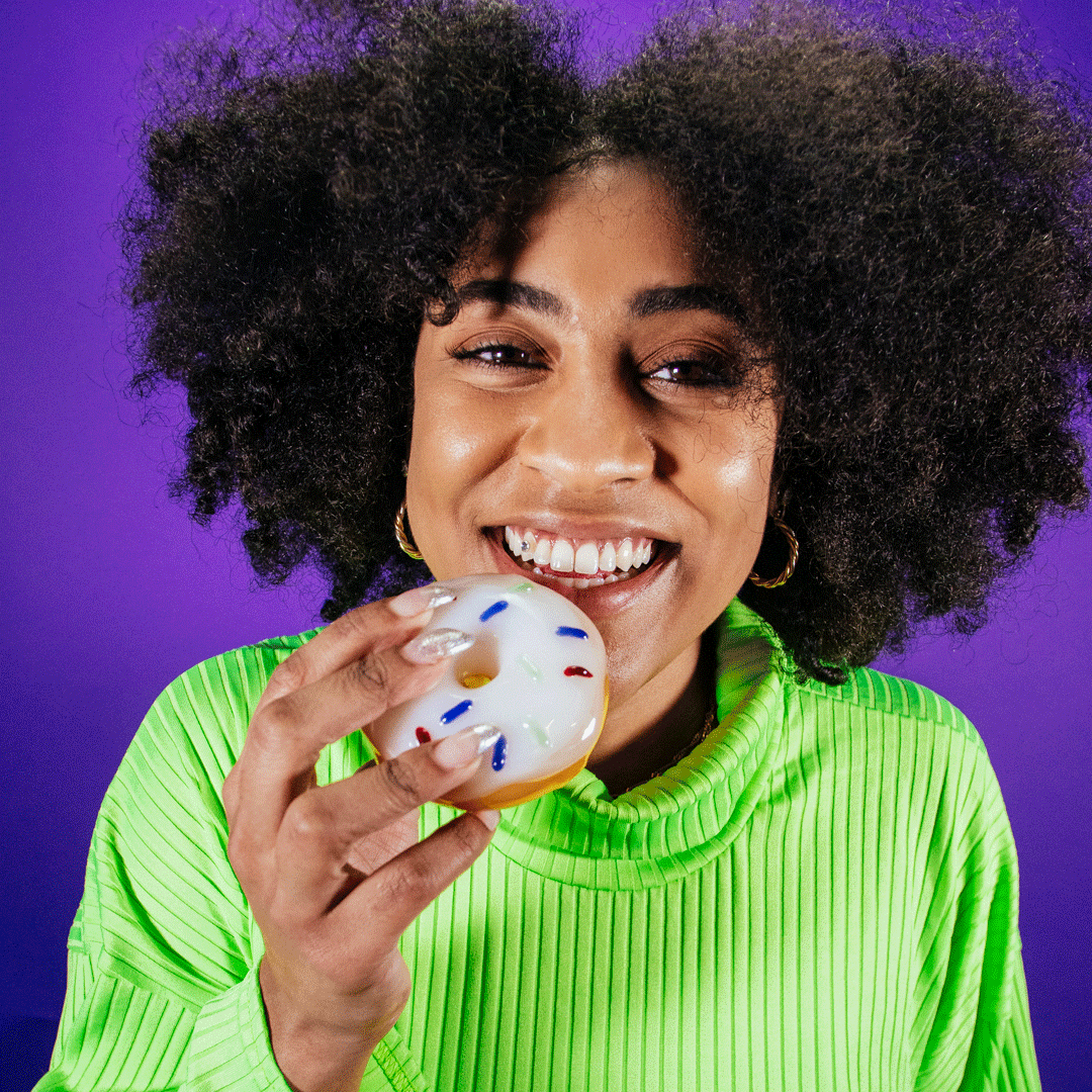 Goody Glass Donut Hand Pipe