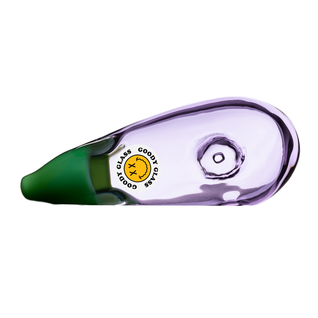 Goody Glass Eggplant Hand Pipe